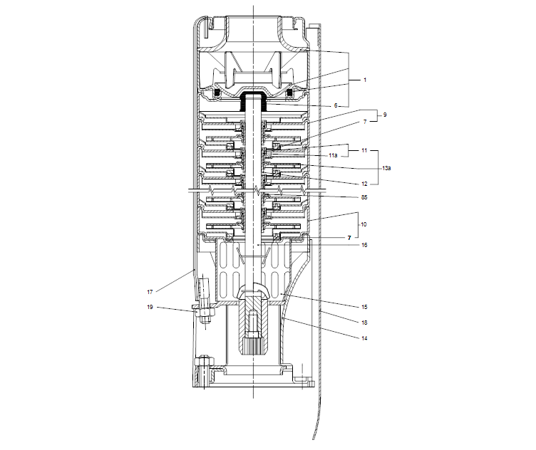 GRUNDFOS Unterwasserpumpe SP 2A-65 Nr. 09101K65