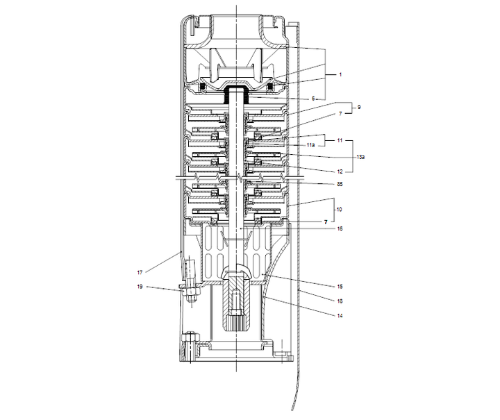 GRUNDFOS Unterwasserpumpe SP 2A-40 Nr. 09102B40