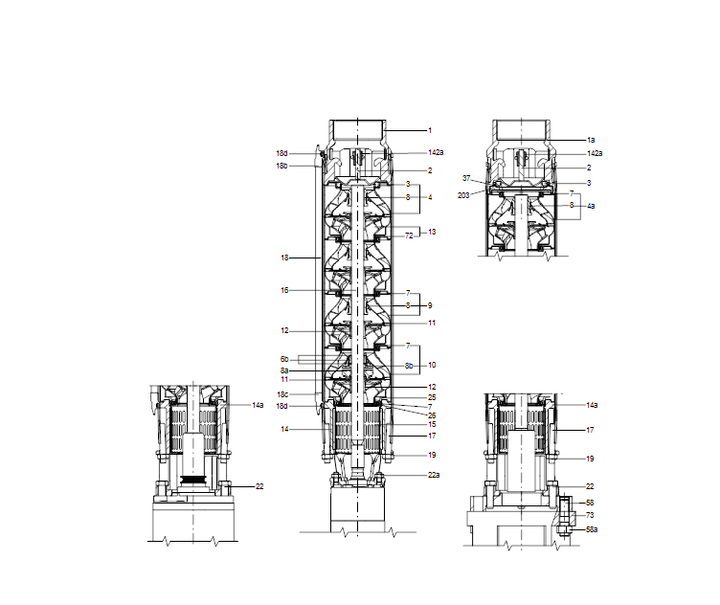 GRUNDFOS Unterwasserpumpe SP 30-19 Nr. 13A01919