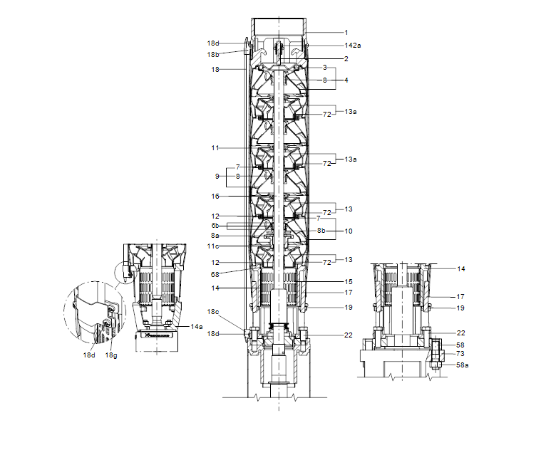 GRUNDFOS Unterwasserpumpe SP 46-2BB Nr. 15A019D2