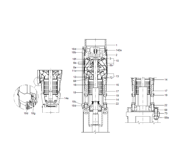 GRUNDFOS Unterwasserpumpe SP 46-1 Nr. 15A21901