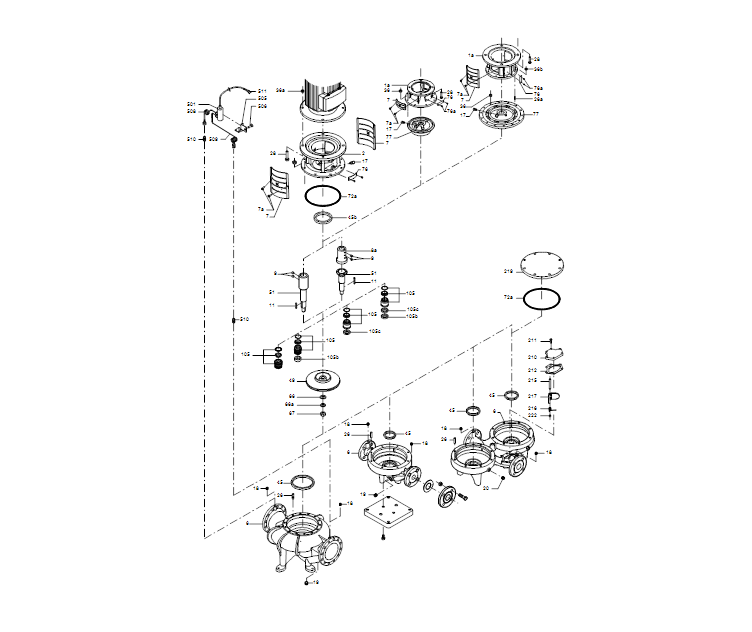 GRUNDFOS Dichtungen (Reparatursatz) Art. 96533362