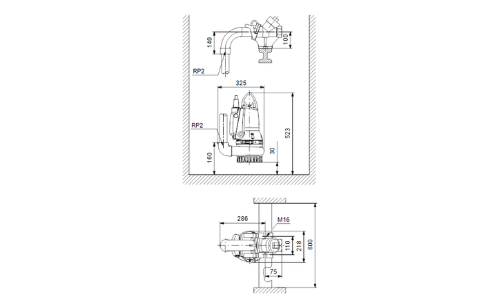 GRUNDFOS Tauchmotorpumpe DP10.50.15.E.2.50B Nr. 96877503