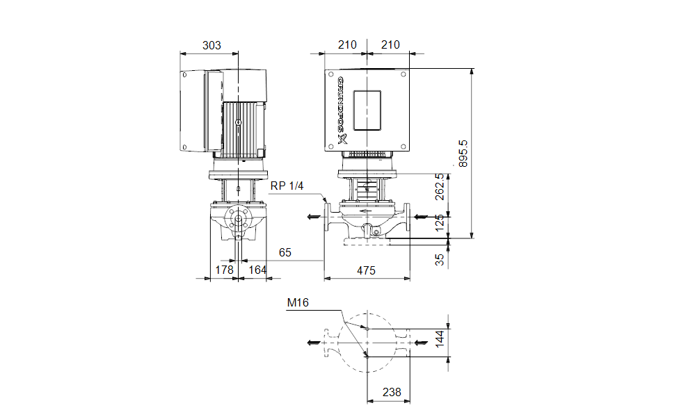 GRUNDFOS Dichtungen (Reparatursatz) Art. 96533362