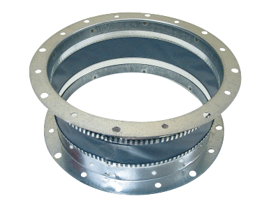 Systemair EV EX-AR/AXC 800 – Flexible Verbindung mit Flanschen, Rohr 800 mm