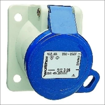 WALTHER WERKE 450140114 512306 CEE-contactdoos, aanbouw