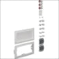 HAGER FWQ72P1 Leerer Installationskasten 1100 mm