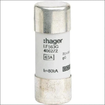 HAGER LF563G CHT22 63A Cilindrische zekering