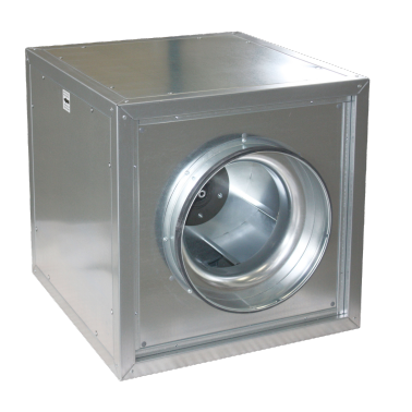 Systemair MUB/F 042 450D4-6 – Schallgedämmter Radialventilator, Brandfall-Ausführung, Ø 450 mm