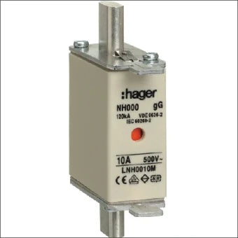 HAGER LNH0010M NH000 KTF M10A 500V