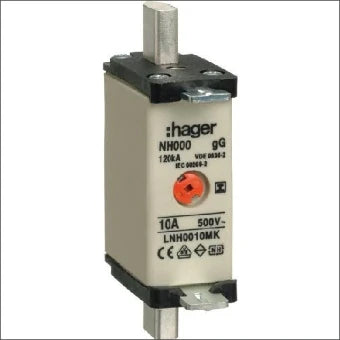 HAGER LNH0010MK NH000 KTF MK10A 500V