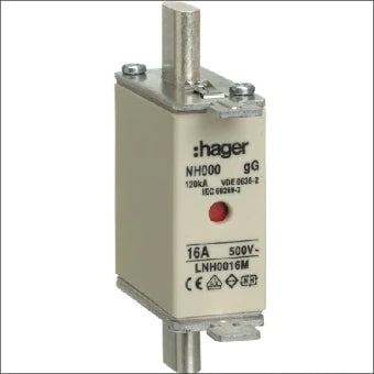 HAGER LNH0016M NH000 KTF M16A 500V