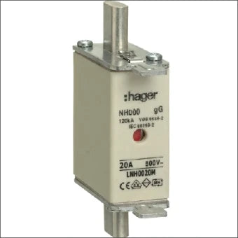 HAGER LNH0020M NH000 KTF M20A 500V
