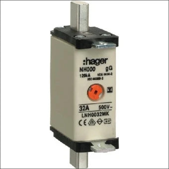 HAGER LNH0032MK NH000 KTF MK32A 500V