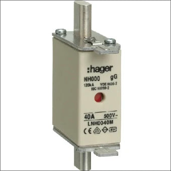 HAGER LNH0040M NH000 KTF M40A 500V