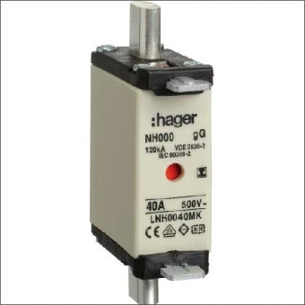 HAGER LNH0040MK NH000 KTF MK40A 500V