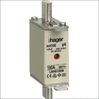 HAGER LNH0100M NH000 KTF M100A 500V