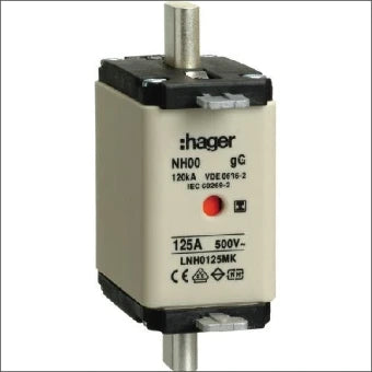 HAGER LNH0125MK NH00 KTF MK125A 500V