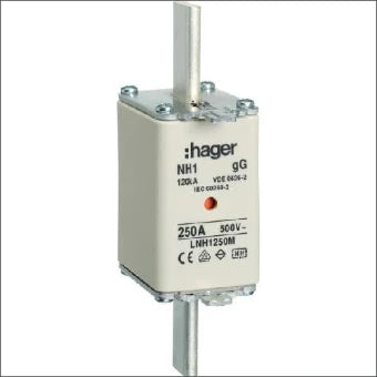 HAGER LNH1250M NH1 KTF M250A 500V
