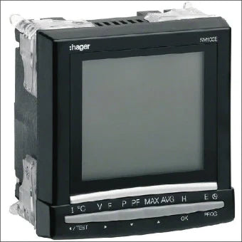 HAGER SM103E Multifunctionele paneelmeter 96 mm