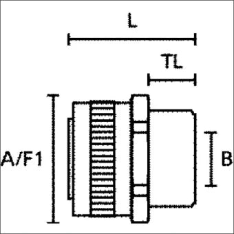 HELLERMANN 166-30326 Verschraubung fuer metalen kabelbeschermslang