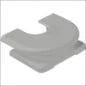 JUNG CD581AGR Aufputzgehaeuse Unterputz-Schalterprogramm 85 mm