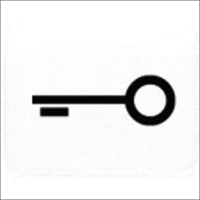 JUNG 606KOA 606 KOA Installatieschakelaar