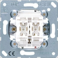 JUNG AS591-5PWW Bedienelement / Zentralplatte Schalterprogramm 55 mm