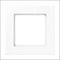 JUNG A1541BFWW Bedienelement / Zentralplatte Schalterprogramm 55 mm
