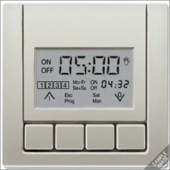 JUNG AL5201DTST Schakelklok fuer Schalterprogramm