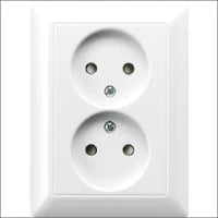 JUNG AS5545EUWW Schakelaar/Steckdose combinatie