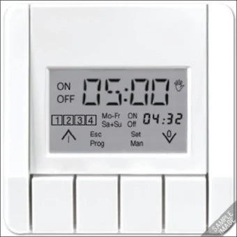 JUNG CD5201DTSTBR Schakelklok fuer Schalterprogramm