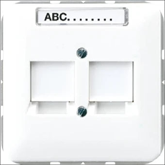 JUNG CD569-25NWEWW Bauteil / Zentralplatte Kommunikations-Schalterprogramm