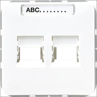 JUNG CD569-2PANDWW Bauteil / Zentralplatte Kommunikations-Schalterprogramm