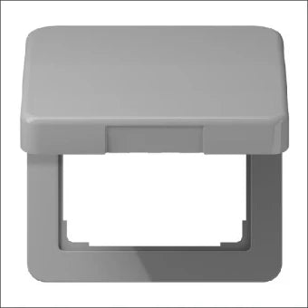 JUNG CD590KLGR Abdeckrahmen Schalterprogramm 15 mm
