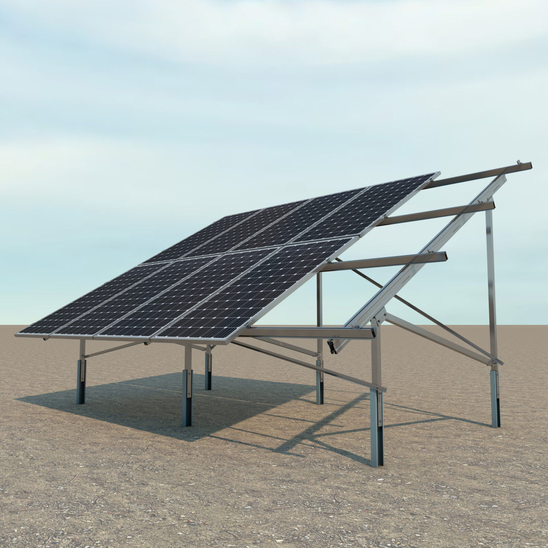 Sunfer 11V3 Blechdach-Aufständerungssystem 15°/30° – Kit 3