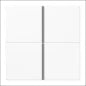JUNG LS402TSAWW Bedienelement / Zentralplatte Schalterprogramm 70 mm