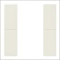 JUNG LS50NAW Bedienelement / Zentralplatte Schalterprogramm 33 mm