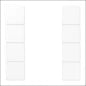 JUNG LS50NAWW Bedienelement / Zentralplatte Schalterprogramm 33 mm
