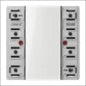 JUNG ME2502TSAAT Bedienelement / Zentralplatte Schalterprogramm 70 mm