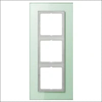 JUNG LSP982GLAS Abdeckrahmen Schalterprogramm 11 mm