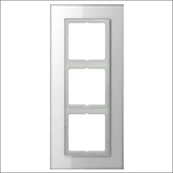 JUNG LSP983GLWW Abdeckrahmen Schalterprogramm 11 mm