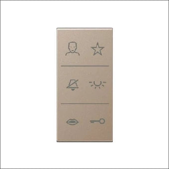 JUNG SIV6ADCCH Bedienelement / Zentralplatte Schalterprogramm 25 mm
