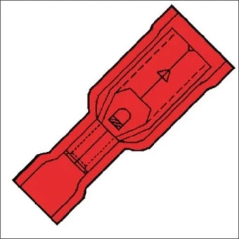 KLEMKO 100090 Aderdoorverbinder rond/vlak