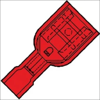 KLEMKO 101230 Aderdoorverbinder rond/vlak