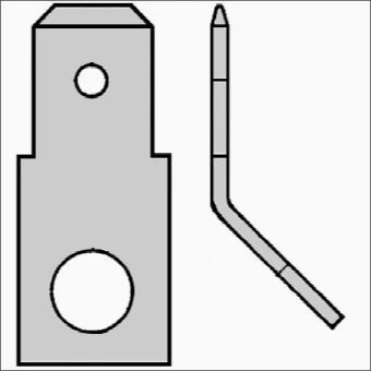 KLEMKO 215220 Aderdoorverbinder rond/vlak