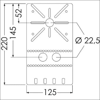 LEGRAND 350157 Montageplaat kabeldraagsysteem