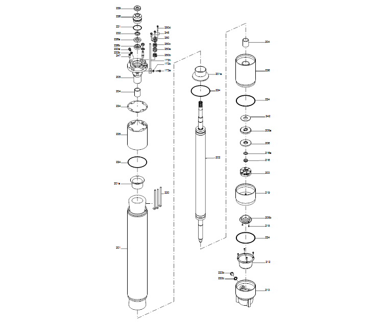 GRUNDFOS Unterwasserpumpe SP 125-4A Nr. 17A243A4