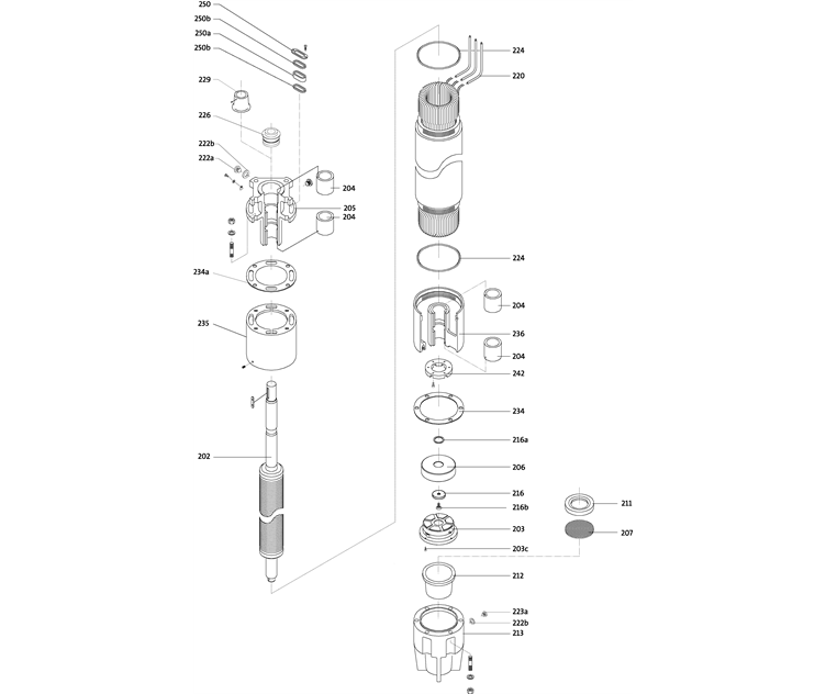 GRUNDFOS Unterwasserpumpe SP 215-8A Nr. 18AT43A8