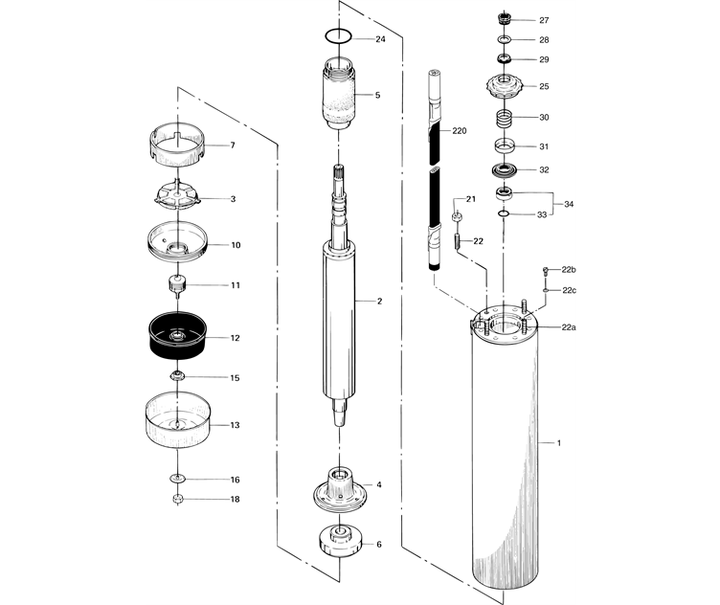 GRUNDFOS Unterwasserpumpe SP 3A-29 Nr. 10002B29